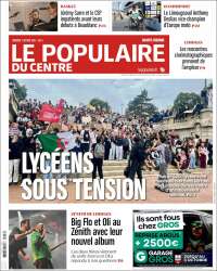 Portada de Le Populaire du Centre (Francia)