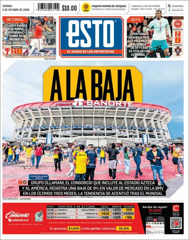 Portada de Esto (M&eacute;xico)