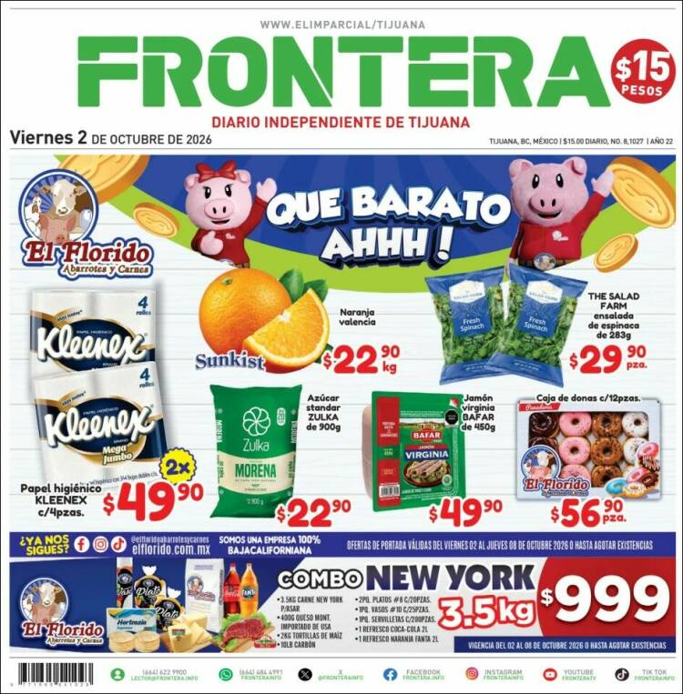 Portada de Frontera (M&eacute;xico)