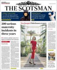 Portada de The Scotsman (Reino Unido)