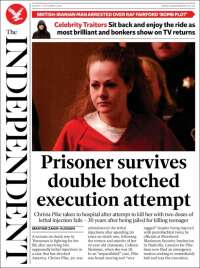 Portada de The Independent (Reino Unido)