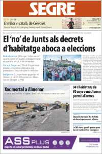 Portada de Segre (Espa&ntilde;a)