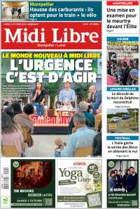 Portada de Midi Libre (Francia)