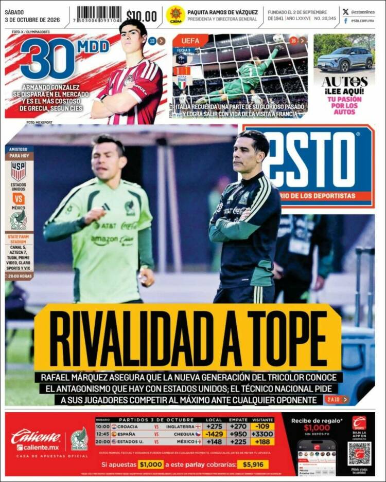 Portada de Esto (M&eacute;xico)