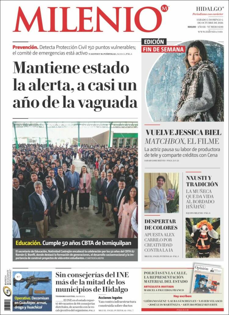 Portada de Milenio de Hidalgo (M&eacute;xico)