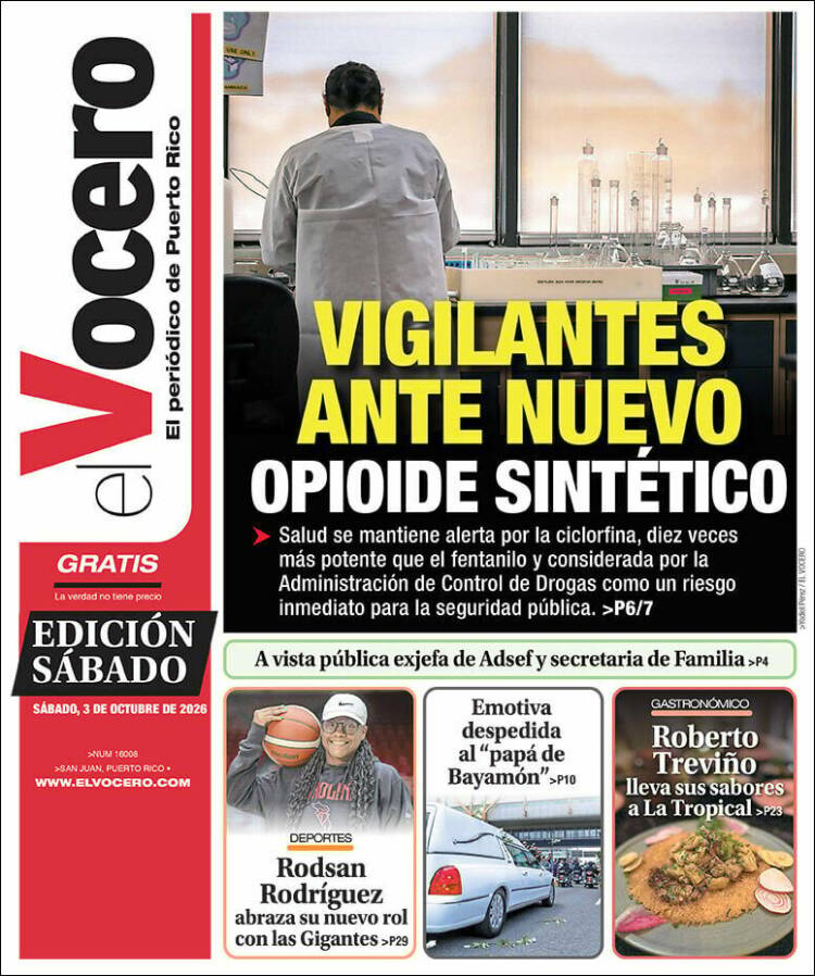 Portada de Vocero (Puerto Rico)