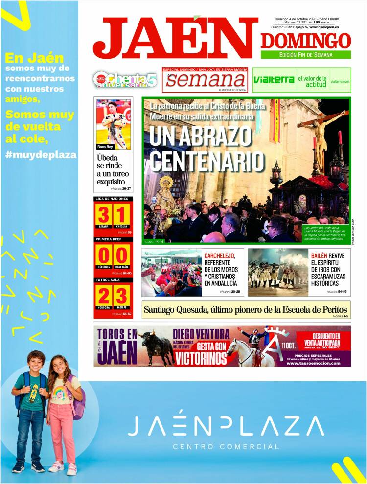 Portada de Diario Jaén (Spain)