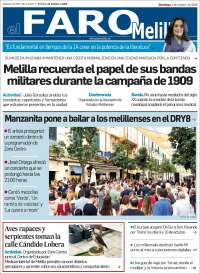 Portada de El Faro de Melilla (Spain)