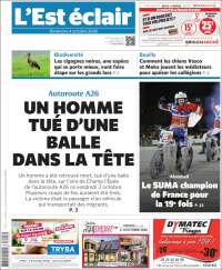 Portada de L'Est Eclair (France)