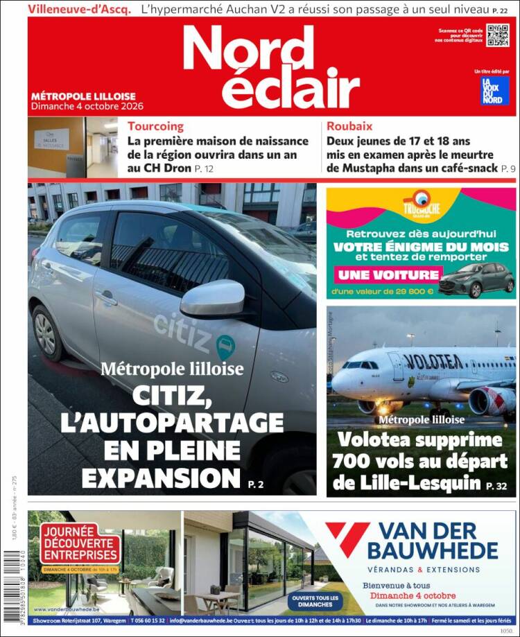 Portada de Nord Éclair (Francia)
