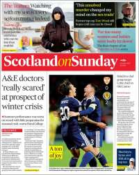 Portada de The Scotsman (Reino Unido)