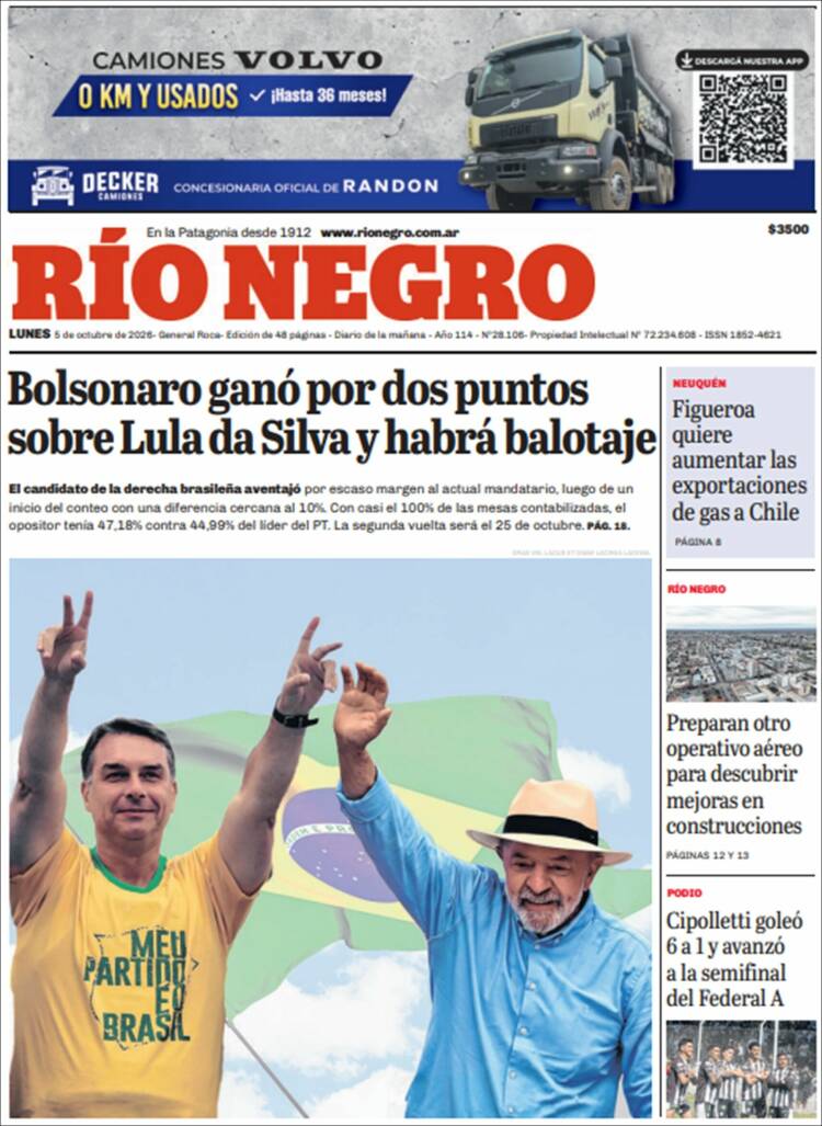 Portada de Rio Negro (Argentina)