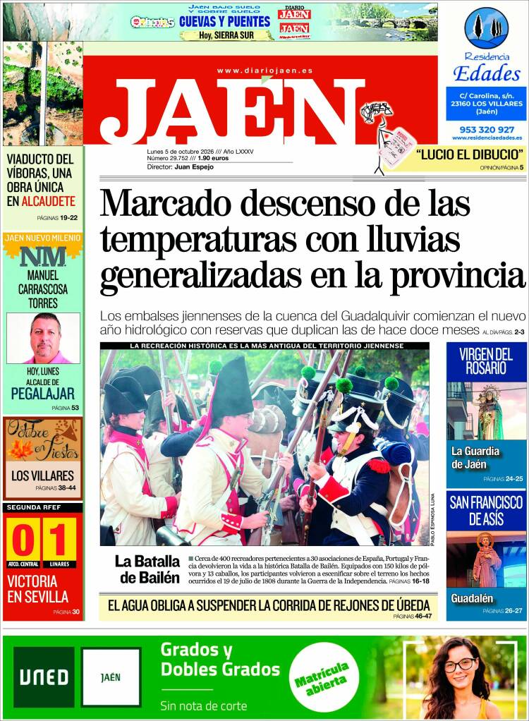 Portada de Diario Jaén (Espa&ntilde;a)