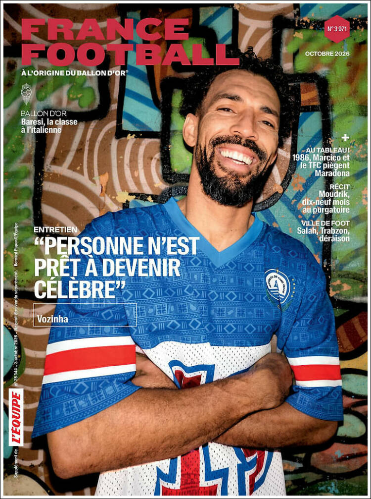 Portada de France Football (Francia)