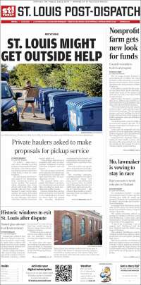 Portada de St. Louis Post-Dispatch (USA)