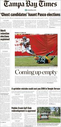 Portada de Tampa Bay Times (USA)