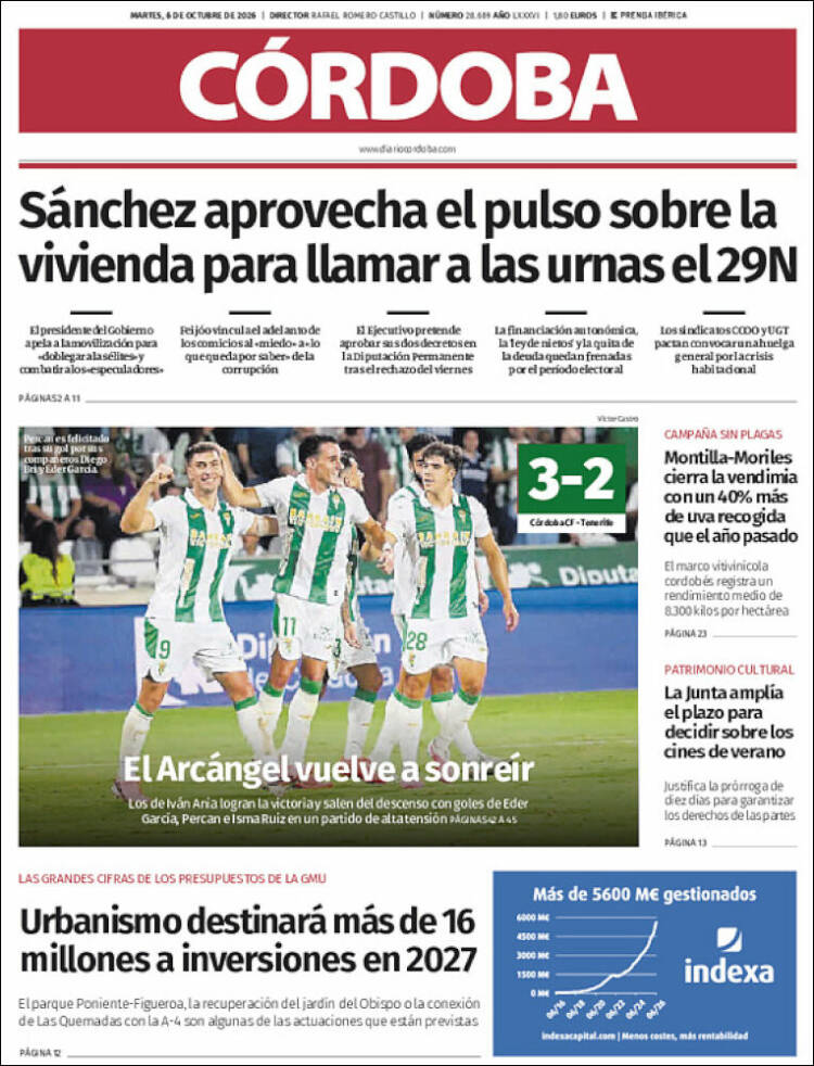 Portada de Diario de Córdoba (Spain)