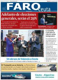 Portada de El Faro de Ceuta (Spain)