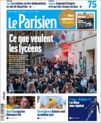 Portada de Le Parisien (France)