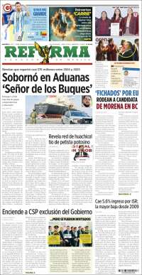 Portada de Reforma (Mexico)