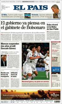 Portada de El País (Uruguay)