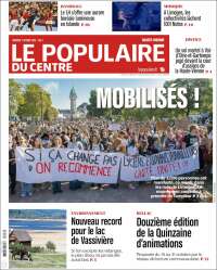 Portada de Le Populaire du Centre (France)