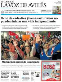 Portada de El Comercio - Avilés (Espa&ntilde;a)
