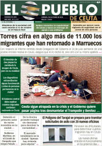 Portada de El Pueblo de Ceuta (Spain)