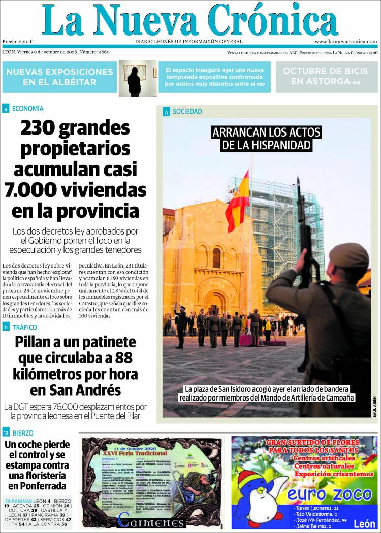 Portada de La Nueva Crónica (Espa&ntilde;a)