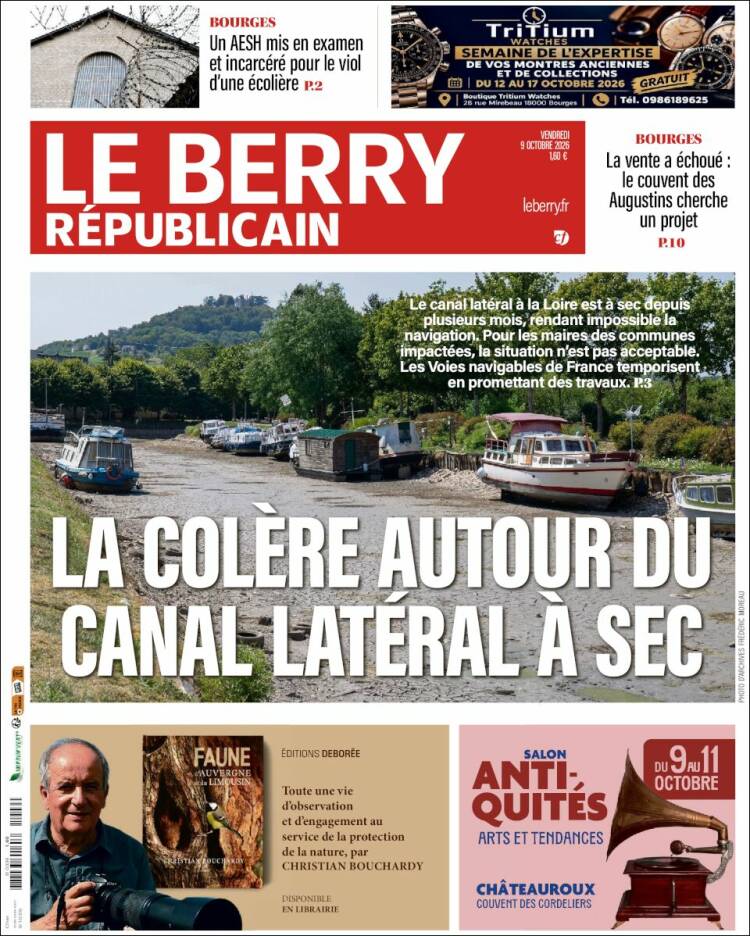Portada de Berry Republicain (Francia)