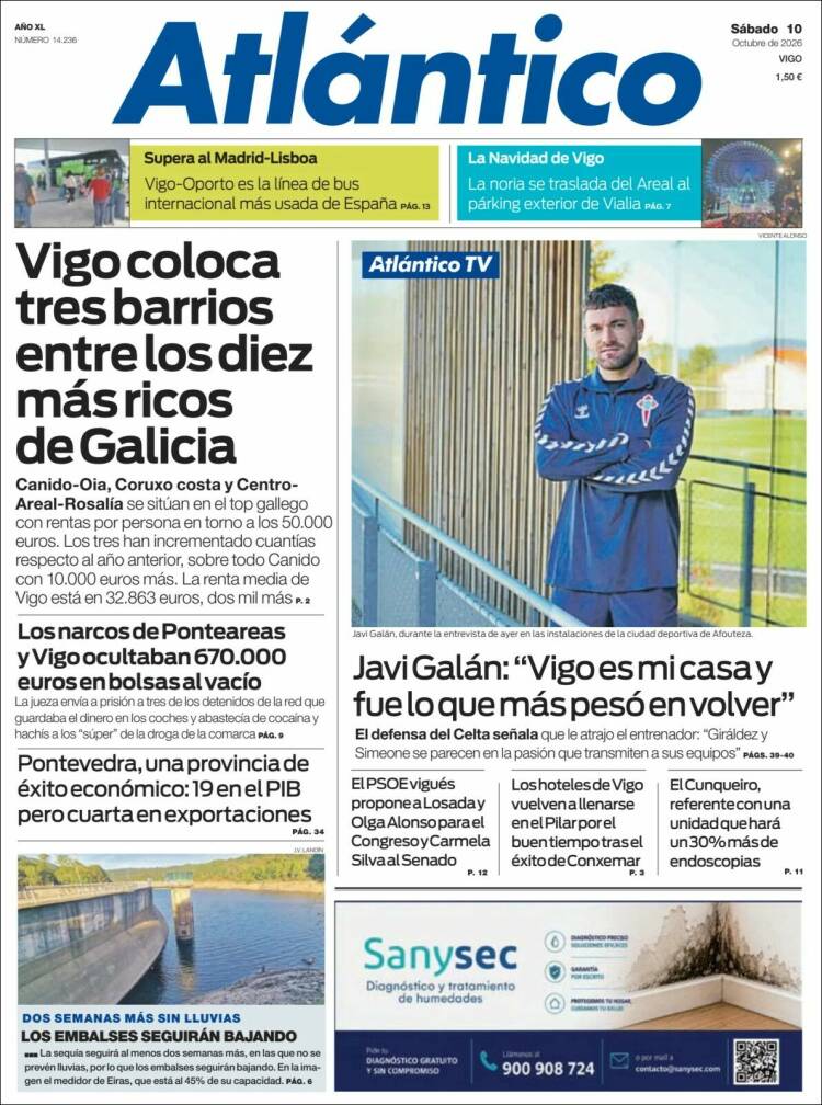 Portada de Atlántico Diario (Espa&ntilde;a)