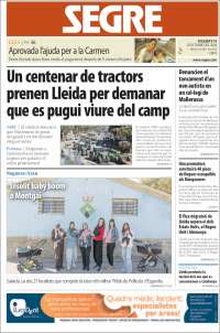 Portada de Segre (Spain)
