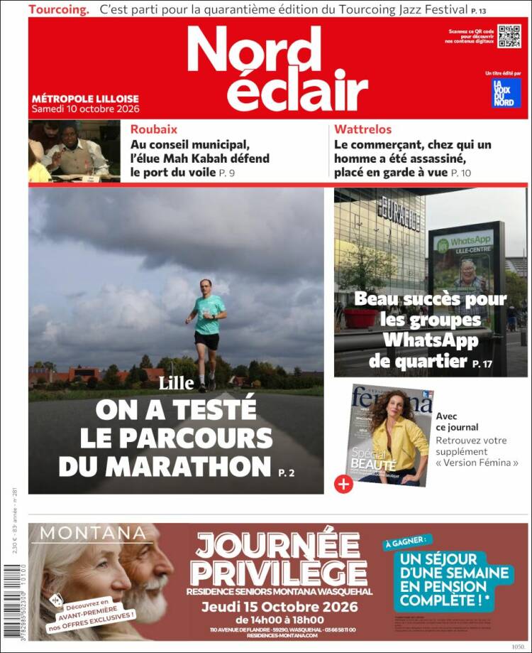 Portada de Nord Éclair (Francia)