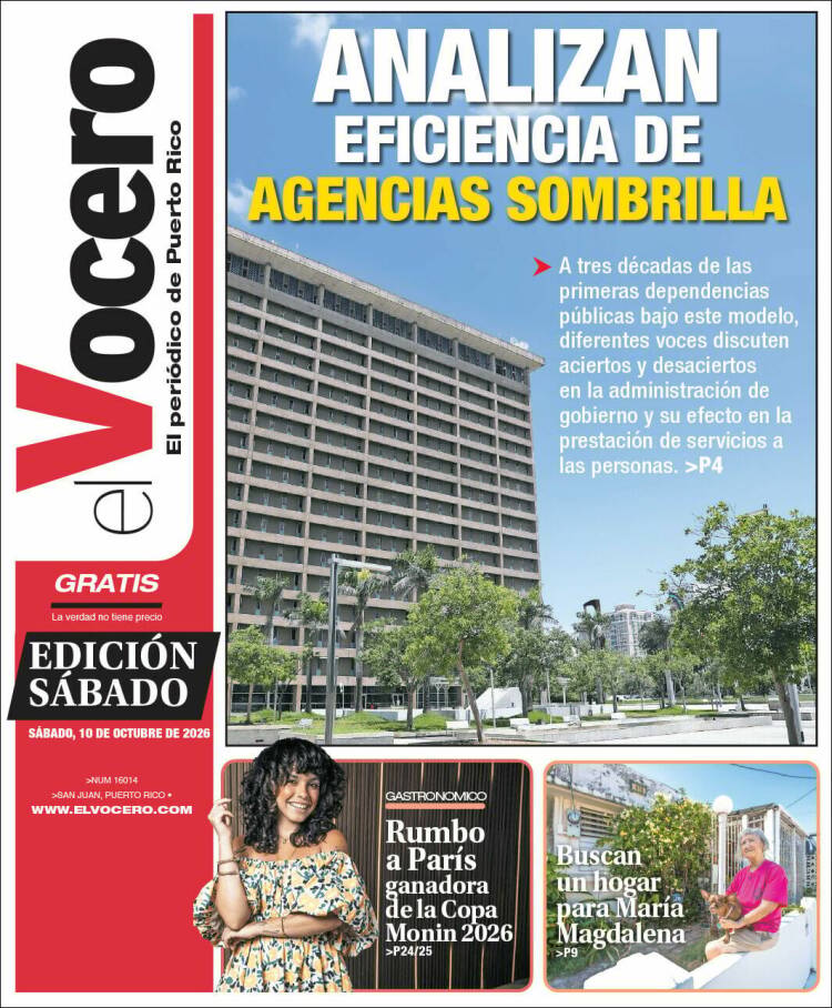 Portada de Vocero (Puerto Rico)