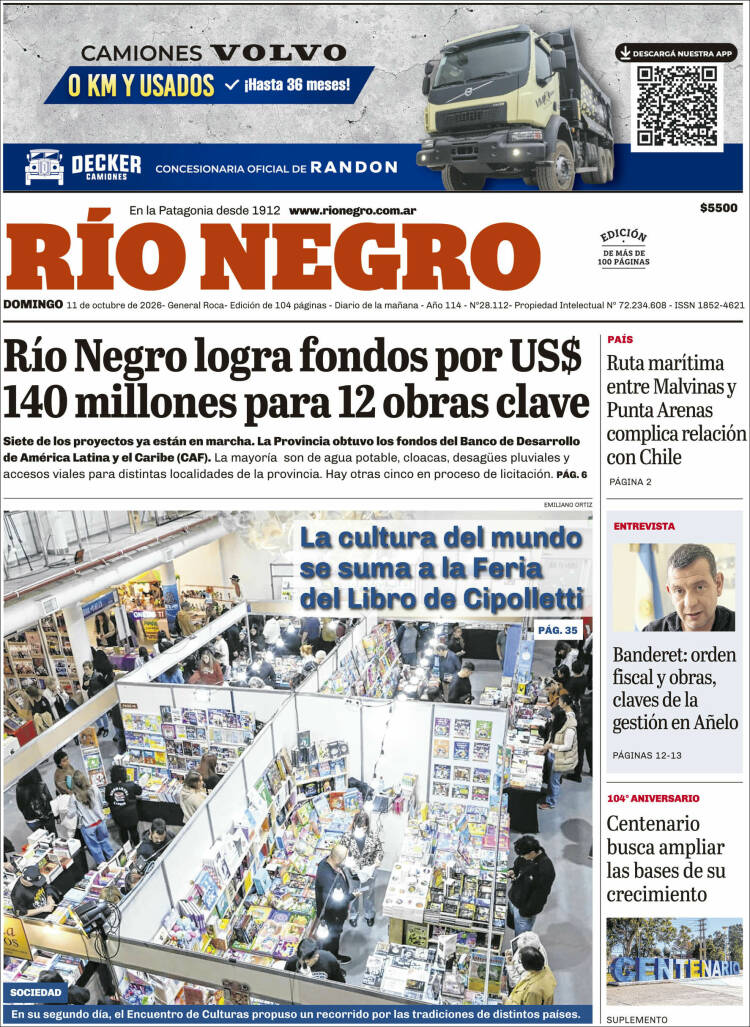 Portada de Rio Negro (Argentina)