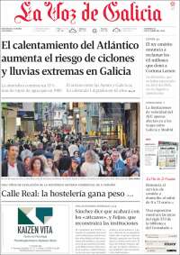Portada de La Voz de Galicia (Spain)