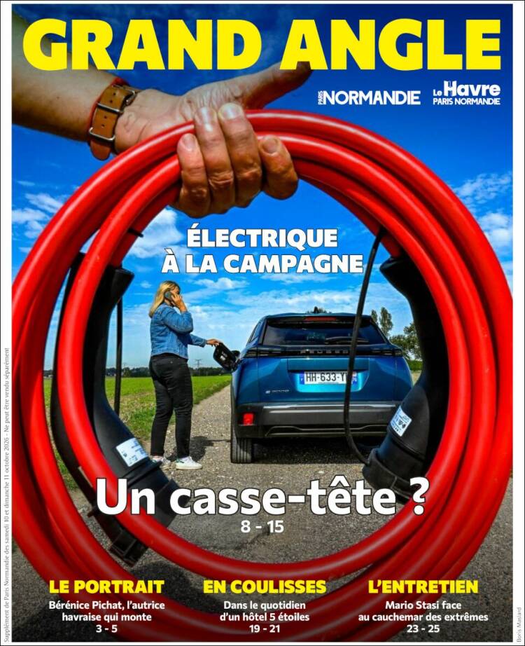 Portada de Paris Normandie (Francia)