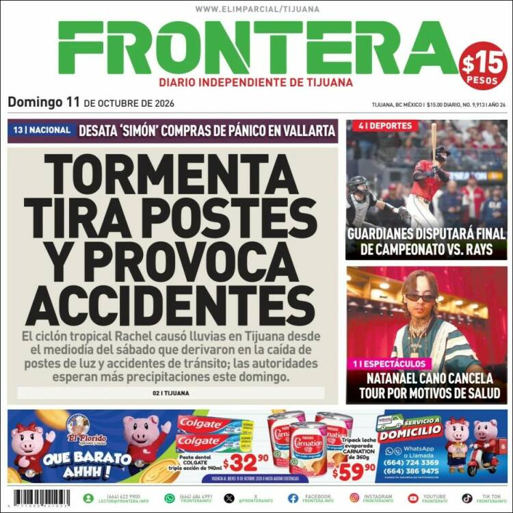 Portada de Frontera (M&eacute;xico)