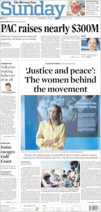 Portada de San Jose Mercury News (&Eacute;tats-Unis)