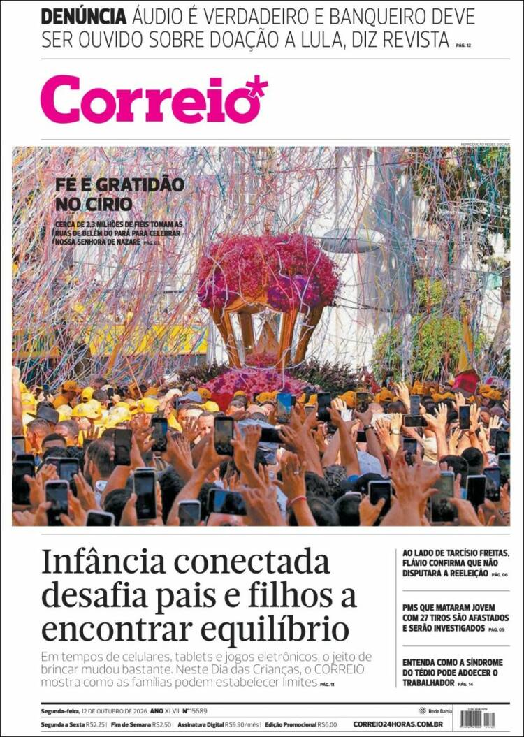 Portada de Correio* (Brasil)