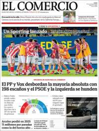 Portada de El Comercio - Gijón (Espa&ntilde;a)