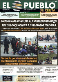 Portada de El Pueblo de Ceuta (Espa&ntilde;a)