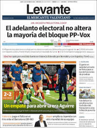 Portada de Levante (Espa&ntilde;a)