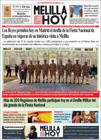 Portada de Melilla Hoy (Espa&ntilde;a)
