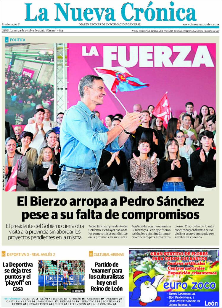 Portada de La Nueva Crónica (Espa&ntilde;a)