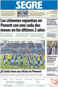 Portada de Segre  (Espa&ntilde;a)