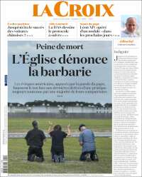 Portada de La Croix (Francia)