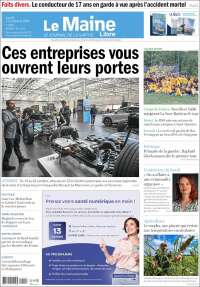 Portada de Le Maine Libre (Francia)