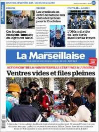 Portada de La Marseillaise (Francia)