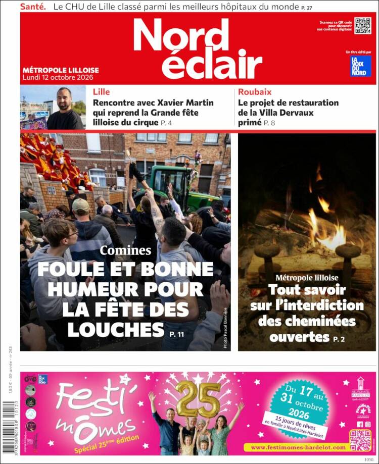 Portada de Nord Éclair (Francia)